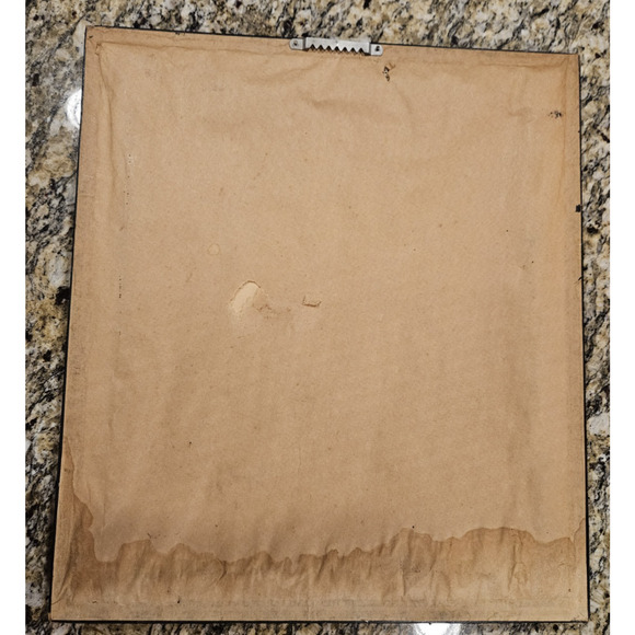 Vintage Professional Framed Needlepoint Religious Christian Christmas 0051010 - Picture 12 of 12